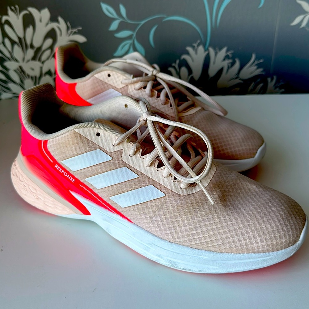 Women’s size 10 - baby pink running shoes. Worn 3x